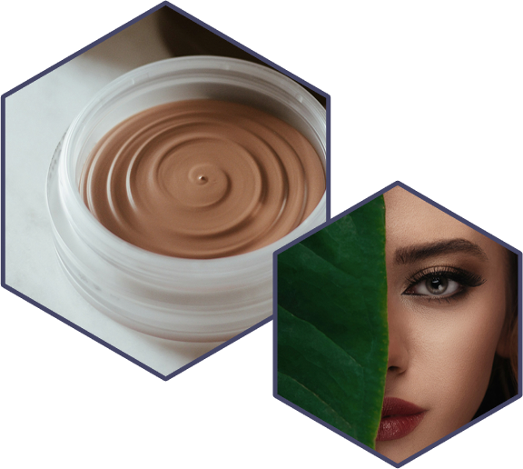 cosmetic product development collage